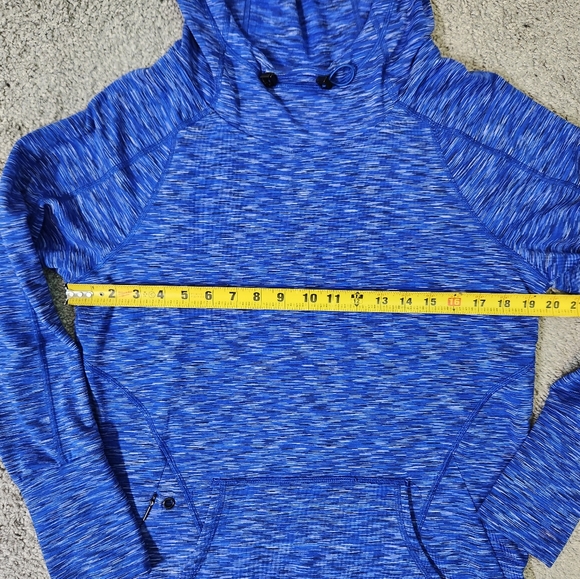 Calvin Klein Performance Womens Blue+White Hooded Wicking💧Sweater S - Picture 12 of 14